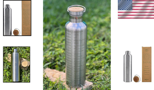 Eco-Friendly Grabovoi Water Activator Bottle - 34 oz Insulated Wellness Solution