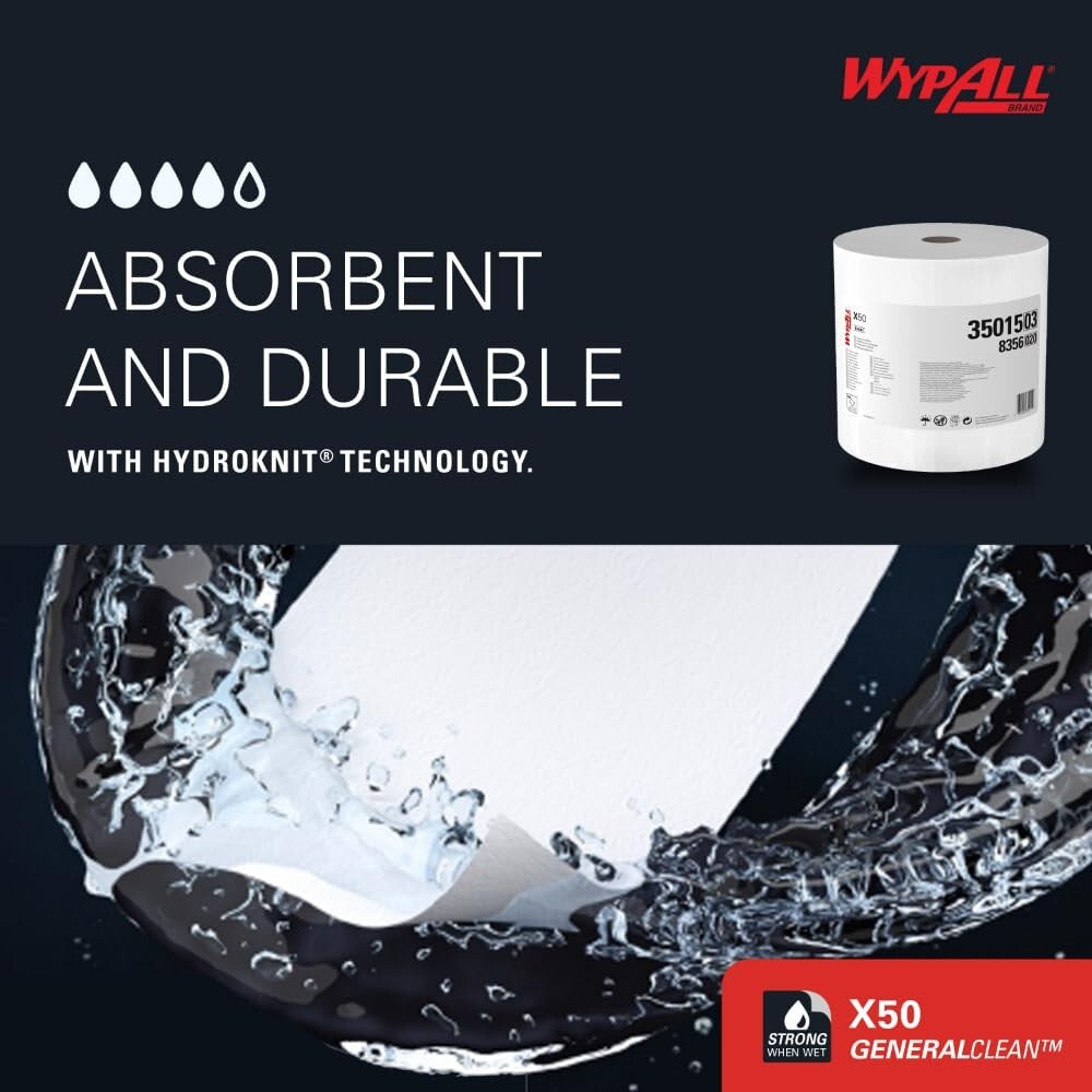 Cost-Effective GeneralClean X50 Users' Choice - 1,100 Absorbent Cleaning Sheets