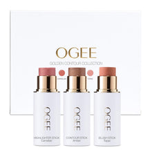 Load image into Gallery viewer, Face Stick Trio - Organic Bronzer, Blush &amp; Highlighter for Effortless Glow