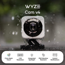 Load image into Gallery viewer, Advanced Indoor/Outdoor Security Camera with Two-Way Audio &amp; Motion Spotlight