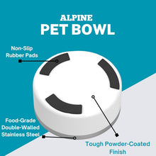 Load image into Gallery viewer, Set of 2 Non-Slip Stainless Steel Dog Bowls - 32 Oz Insulated &amp; Dishwasher Safe