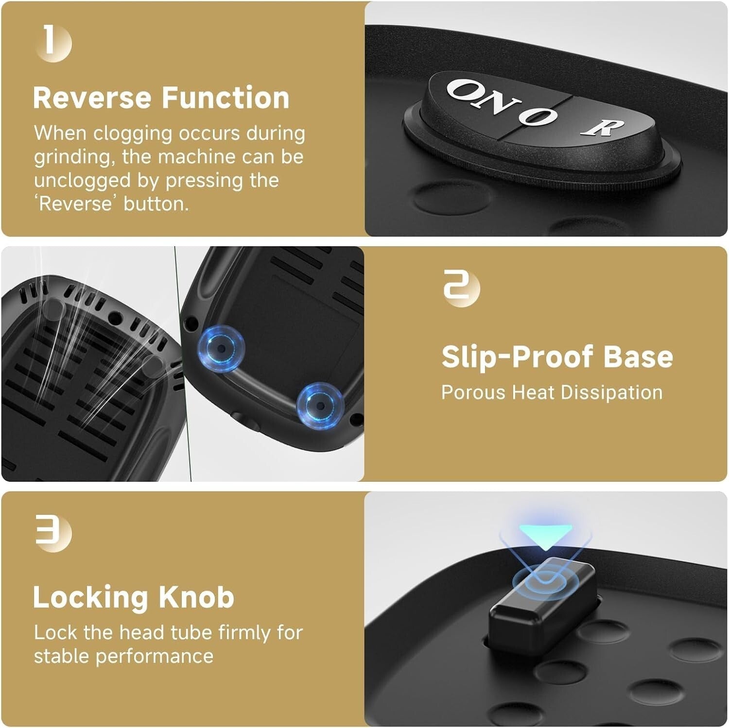 All-in-One Stainless Steel Meat Grinder: 4 Accessories for Ultimate Kitchen Use