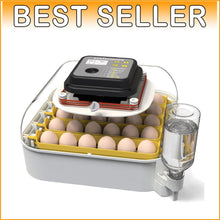 Load image into Gallery viewer, Stable Temperature 30-Egg Incubator with Circulating Airflow &amp; Humidity Display