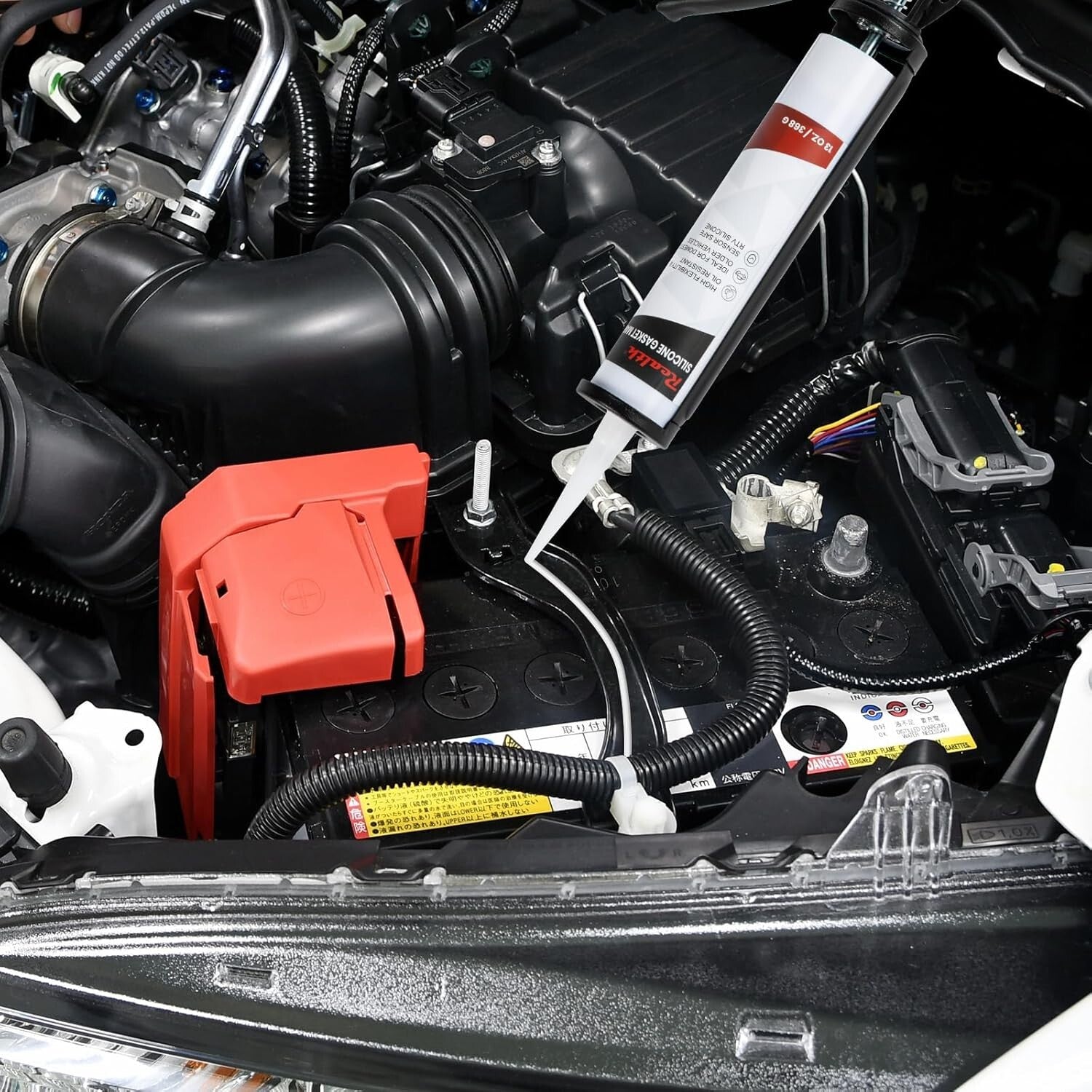 Durable RTV Silicone Gasket Maker - 6 Tubes for Leak-Proof Automotive Sealing