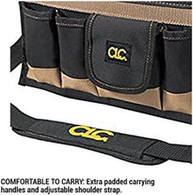 Load image into Gallery viewer, Professional 16 Pocket Tool Bag with Adjustable Strap &amp; Easy Access Parts Tray