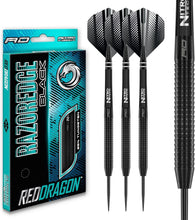 Load image into Gallery viewer, Premium Razor Edge Black Darts Set – 24g Tungsten with Stunning Grip Technology