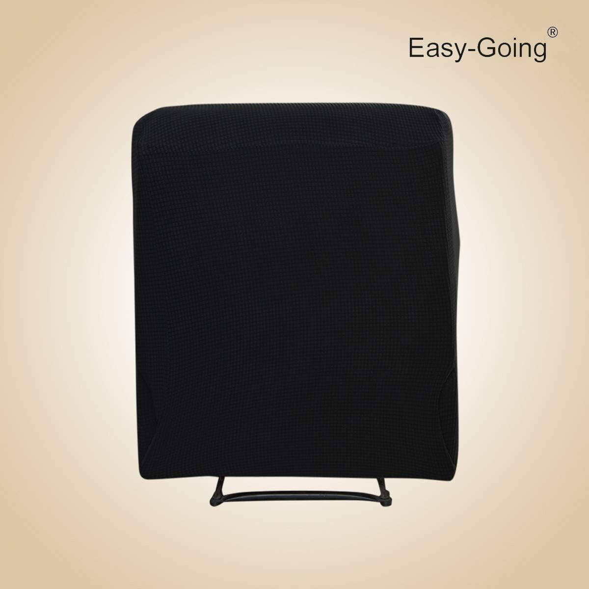 Elegant 4-Piece Recliner Sofa Slipcover in Black - Stylish Furniture Protector