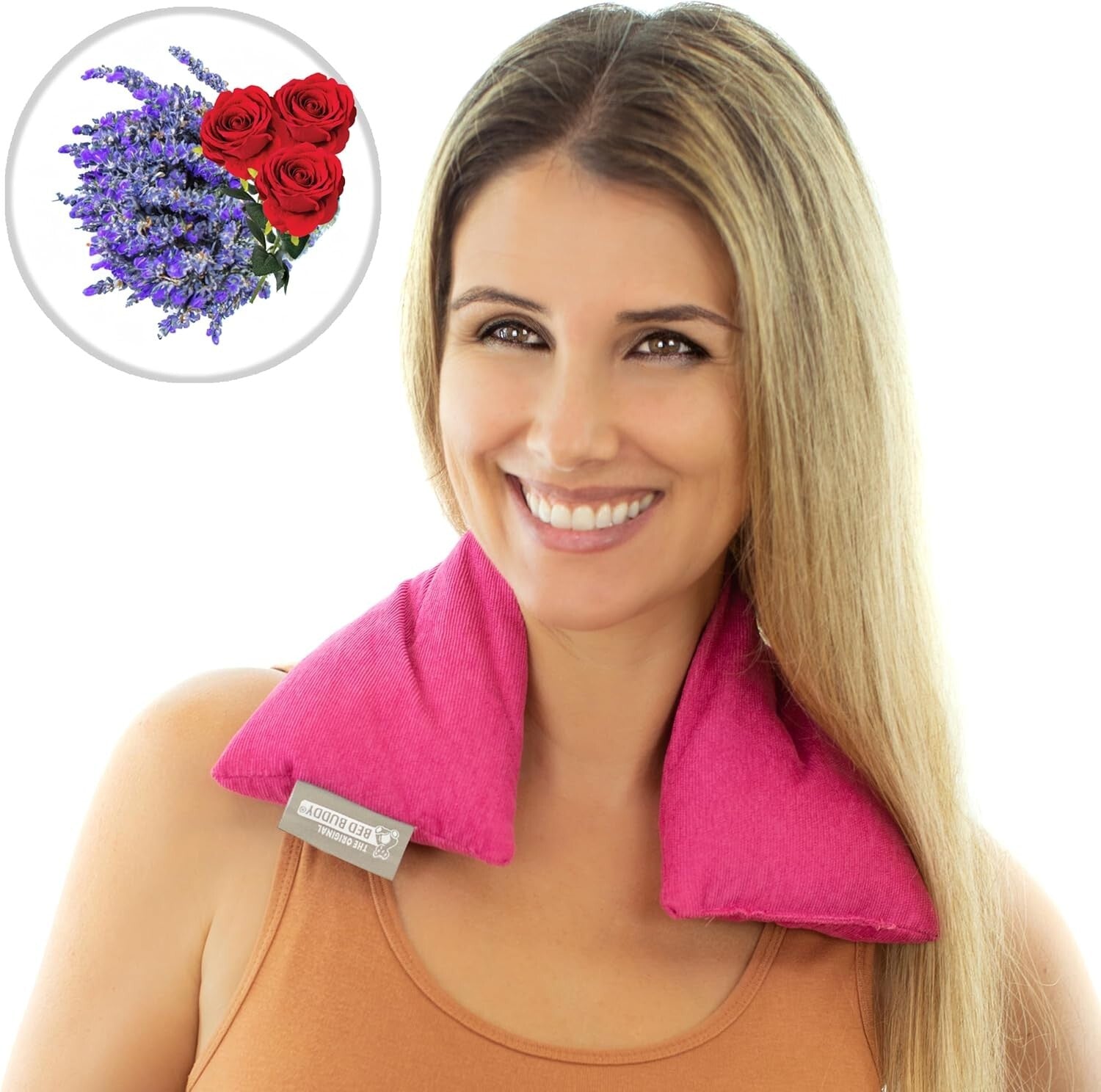 Microwave Heating Pad Gift Pack - 3 Aromatherapy Neck Wraps for Muscle Relief