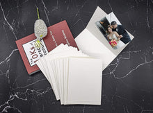 Load image into Gallery viewer, Modern Ivory Cardboard Photo Folders, 100-Pack for Special Events and Home Decor