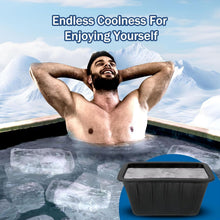 Load image into Gallery viewer, Reusable Silicone Ice Cube Trays - 4 Large Molds for Ice Baths &amp; Outdoor Fun