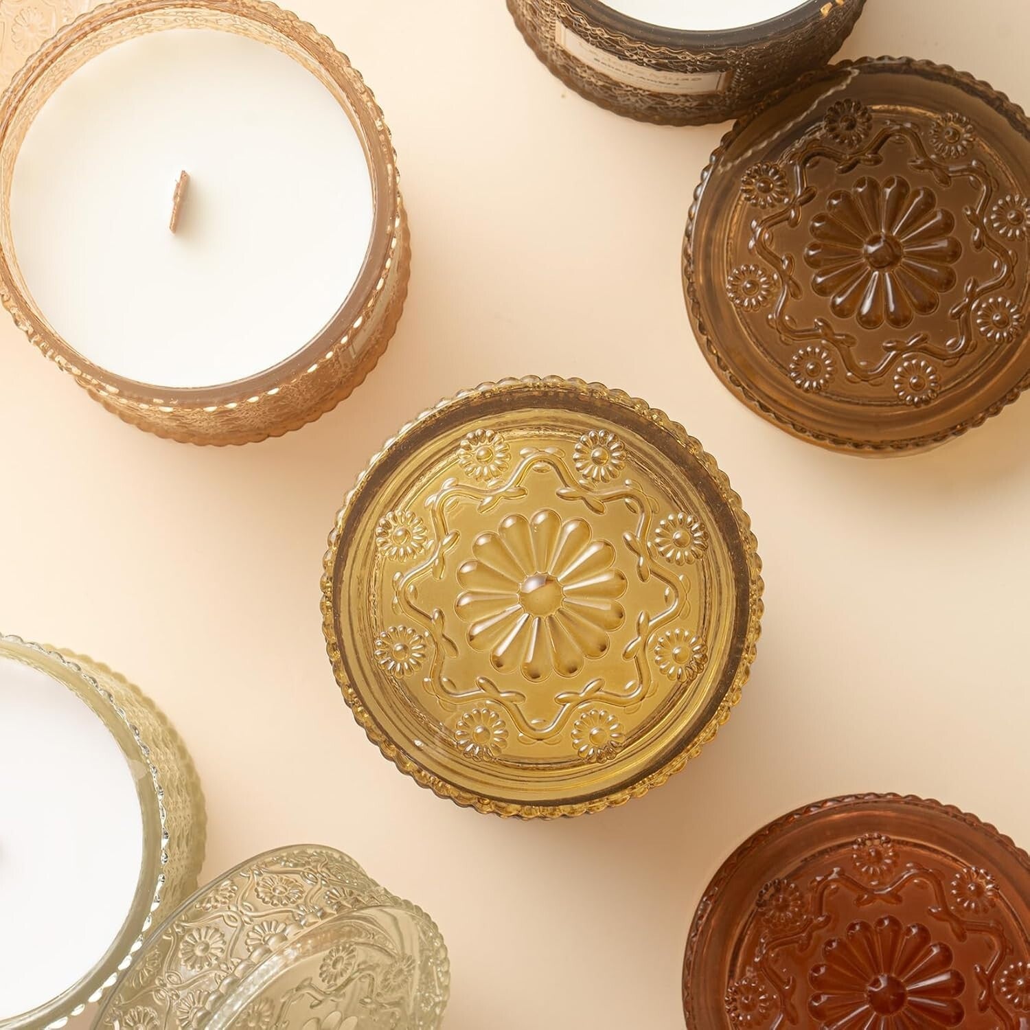 Artistic 19oz Ginger & White Musk Candle - Clean, Vegan Luxury Home Fragrance