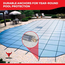 Load image into Gallery viewer, Heavy-Duty Brass Pool Cover Anchors - Universal Fit for Concrete &amp; Pavers Deck