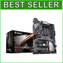Load image into Gallery viewer, AORUS ELITE Gaming Motherboard: AMD Ryzen Support with Enhanced Audio &amp; Cooling