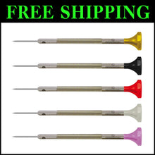 Load image into Gallery viewer, Precision Swiss 5-Piece Stainless Steel Screwdrivers - Ergonomic and Lightweight