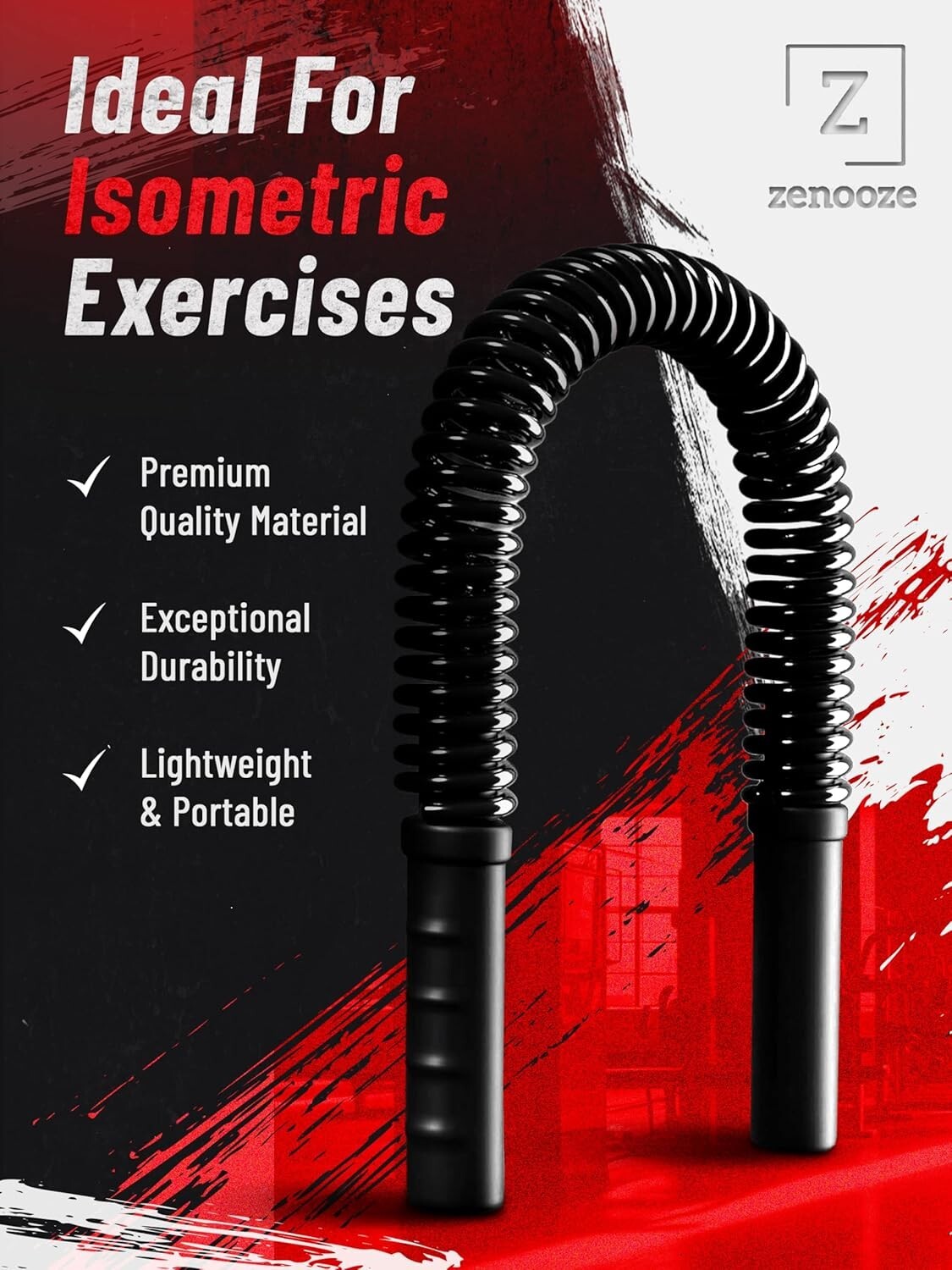 Adjustable Power Twister Bar (55-120lbs) for Effective Isometric Chest Strength