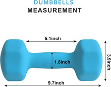 Load image into Gallery viewer, Versatile 15 lb Dumbbell Set - Ergonomic Neoprene Weights for All Fitness Levels