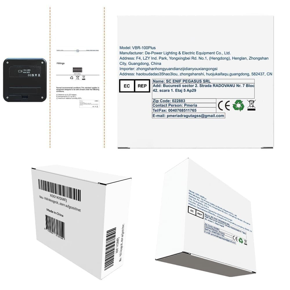 Battery-Powered Quantum PAR Meter - Optimize Plant Growth with Red & Blue PPFD
