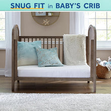 Load image into Gallery viewer, Airy Cotton Cover Crib Mattress with Waterproof Barrier &amp; Hypoallergenic Layers