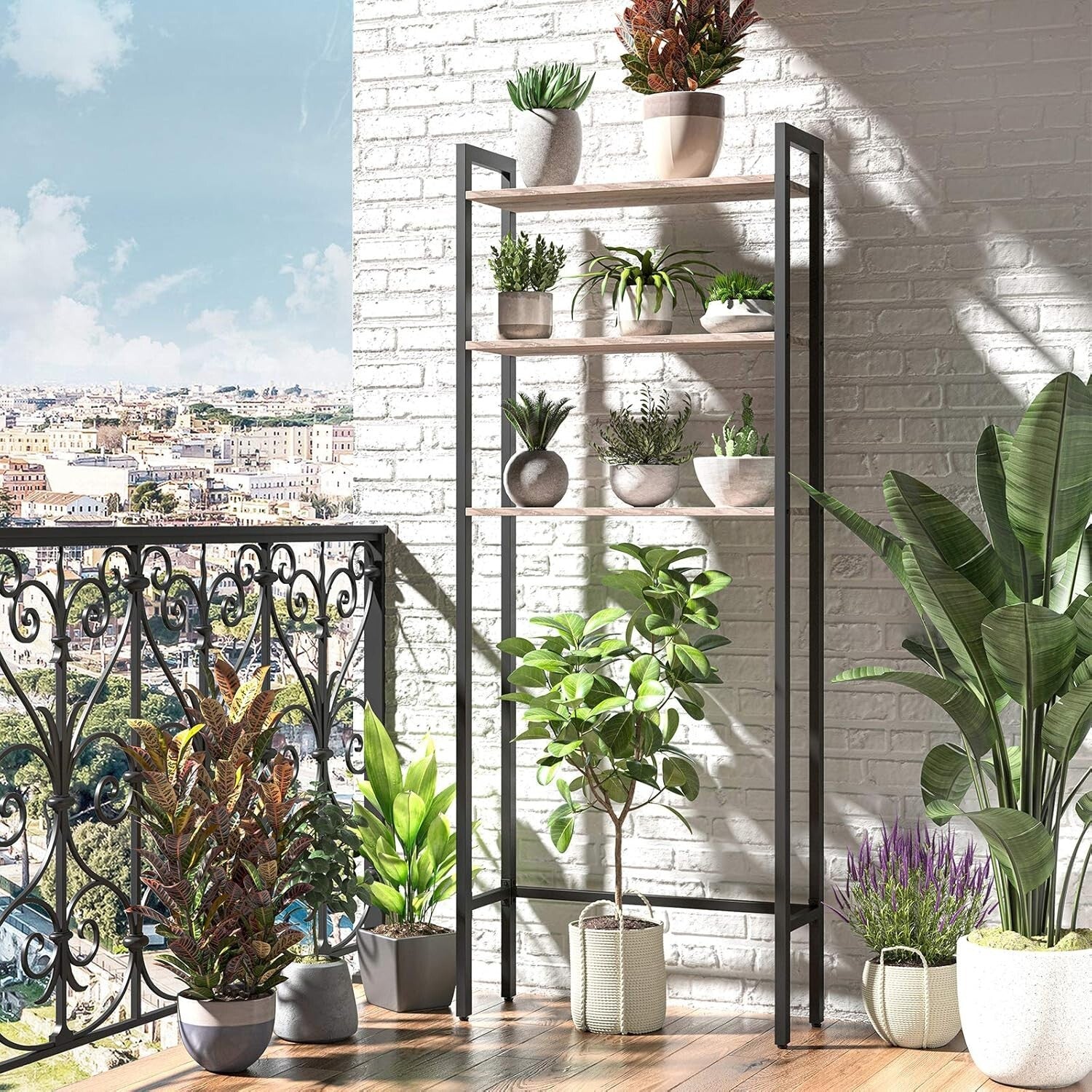 Freestanding 3-Tier Bathroom Organizer with Anti-Tipping Design & Easy Assembly