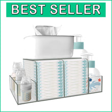 Load image into Gallery viewer, Spacious Diaper Storage Caddy - Ideal for Baby Essentials, Stylish &amp; Practical