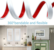 Load image into Gallery viewer, Self-Adhesive Flexible PVC Wall Molding Trim for Quick Home Makeover - 16.5ft