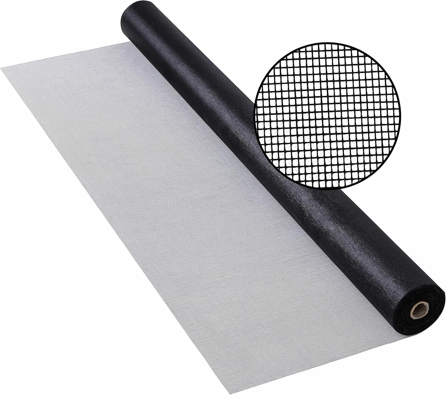 Durable Fiberglass Window Screen Roll - Easy Install & Cut to Size 36"x100'