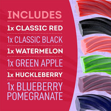 Load image into Gallery viewer, Classic Soft &amp; Chewy Licorice 6-Pack - 10 Ounce Vegan Treats in 7 Flavors