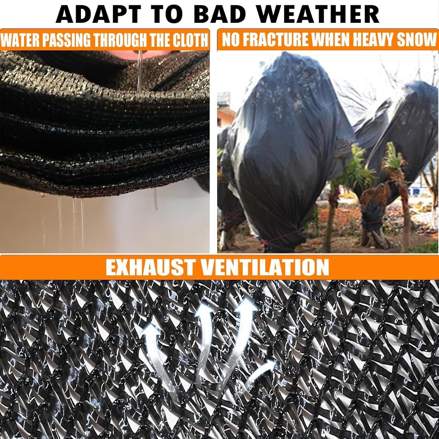 Breathable and Tear-Resistant Shade Cloth 12x20 ft - Perfect for Outdoor Gardens