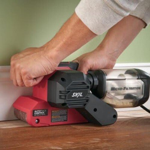 Efficient 3 Inch x 18 Inch Belt Sander with Dust Collection for Smooth Finishes