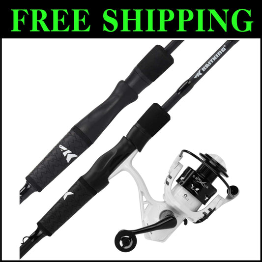 Crixus 7ft Baitcasting Fishing Rod & Reel Combo - Graphite, Durable Performance