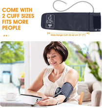Load image into Gallery viewer, Large Cuff Blood Pressure Monitor for Adults - 9 to 17 Inches Adjustable Fit