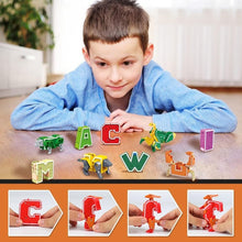 Load image into Gallery viewer, Eco-Friendly 26 Piece Alphabet Animals - Interactive STEM Learning for Toddlers