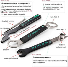 Load image into Gallery viewer, Durable 23-Piece Bicycle Tool Kit - Essential for Home or On-the-Road Repairs