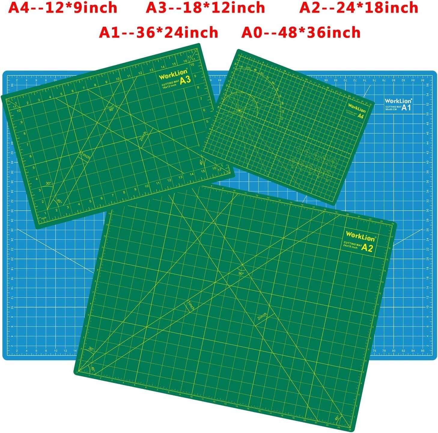 Premium Self-Healing Cutting Board 24" x 36" - Ideal for Artists & Crafters