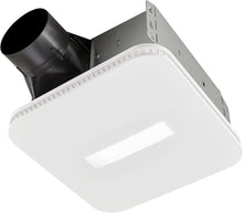 Load image into Gallery viewer, Quiet 80 CFM Ventilation Fan with LED Light and CleanCover - Ideal for Bathrooms