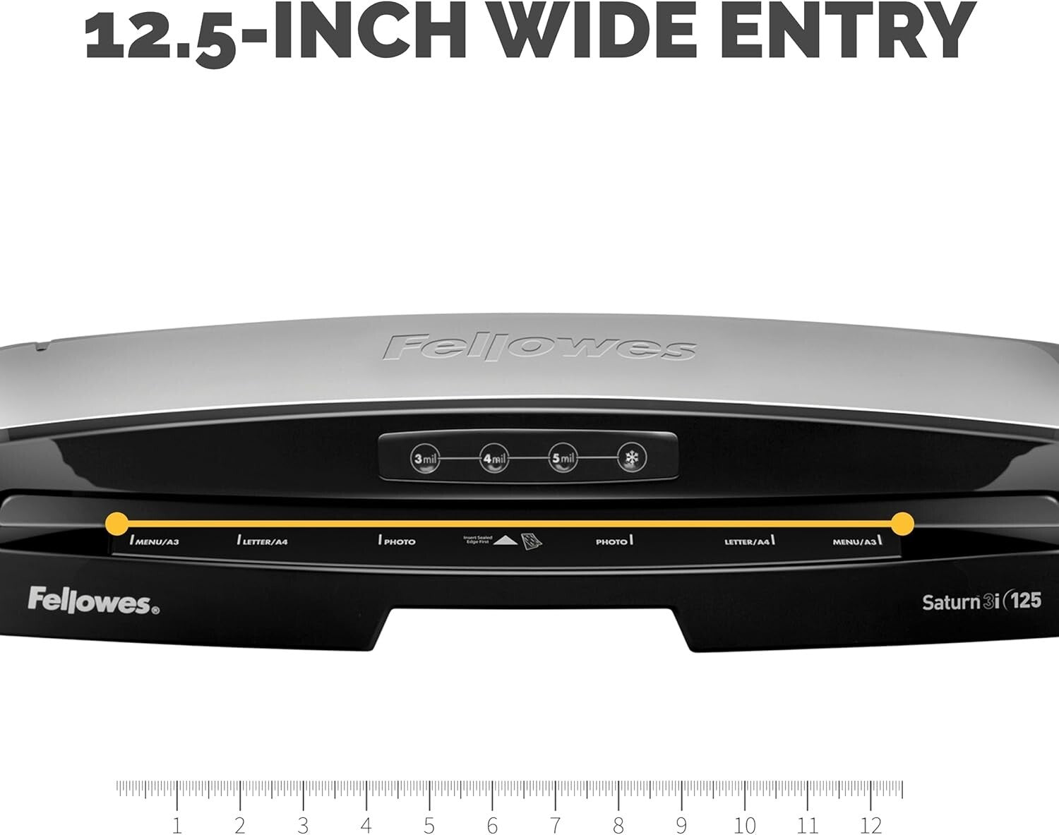 12.5 Inch Satin Thermal Laminator - Rapid 1 Minute Warm-Up & Jam-Free Operation