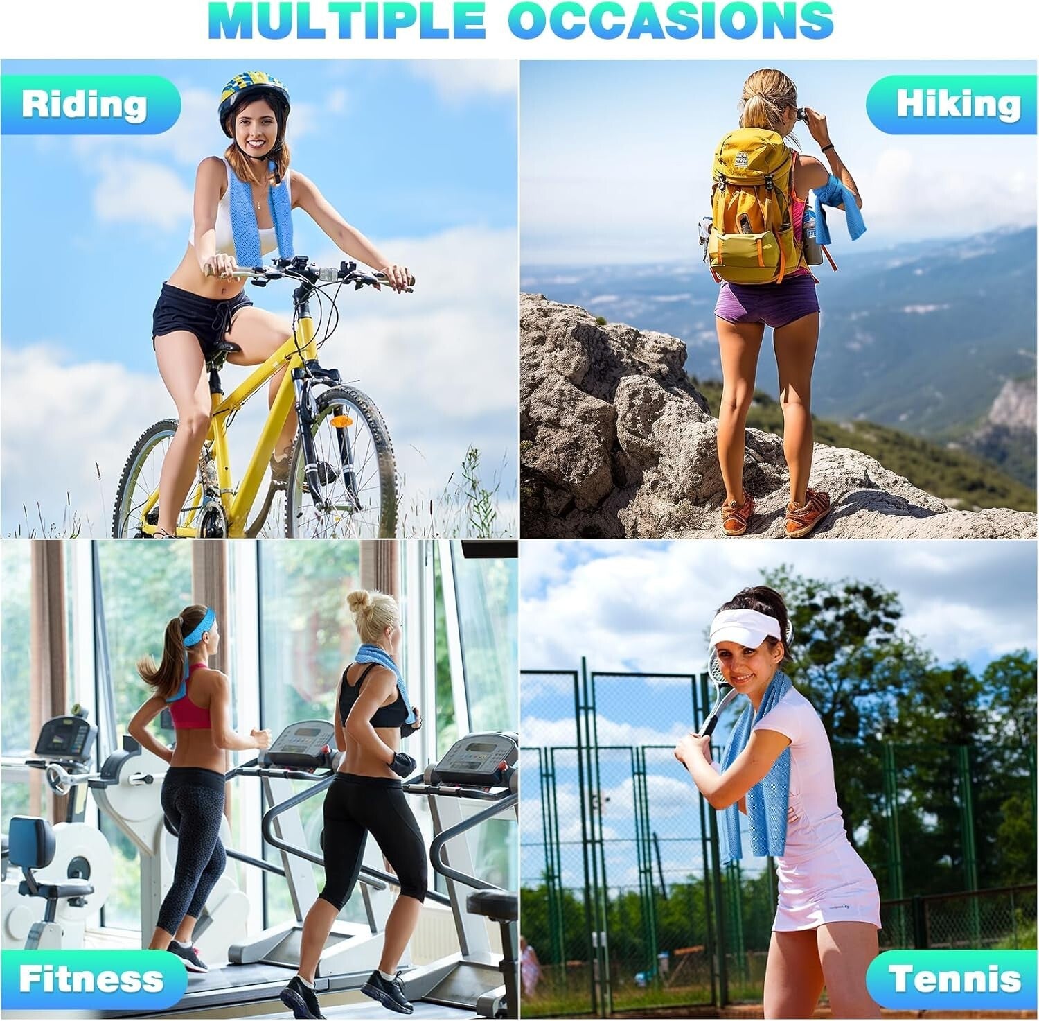 Quick-Dry Microfiber Cooling Towels Bulk - 200 Pack for Sports and Fitness