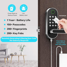 Load image into Gallery viewer, Advanced 6-in-1 Smart Lock: Fingerprint, Code, Remote &amp; More for Modern Homes
