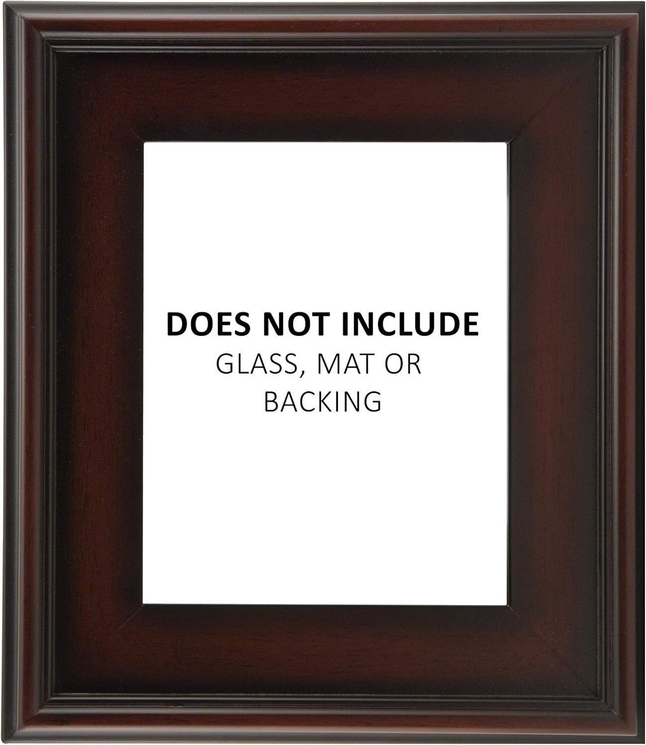 Professional 8x10 Picture Frame in Mahogany – Ideal for Canvas Art Display