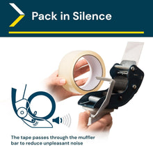Load image into Gallery viewer, Low Noise Packing Tape Dispenser 2-Pack – Ideal for Effortless Box Sealing