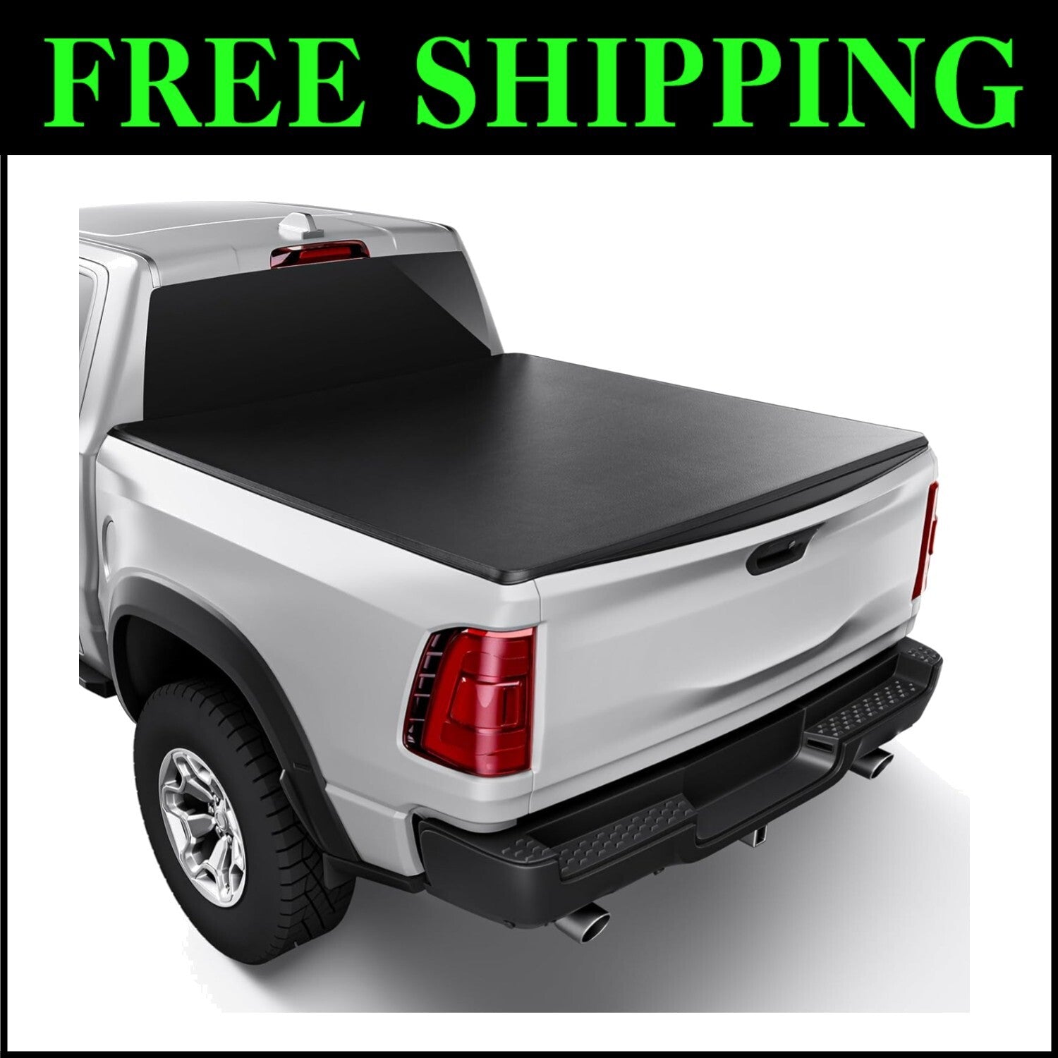 Protective Vinyl Truck Bed Cover for 2019-2025 Ram 1500 - Weather Resistant