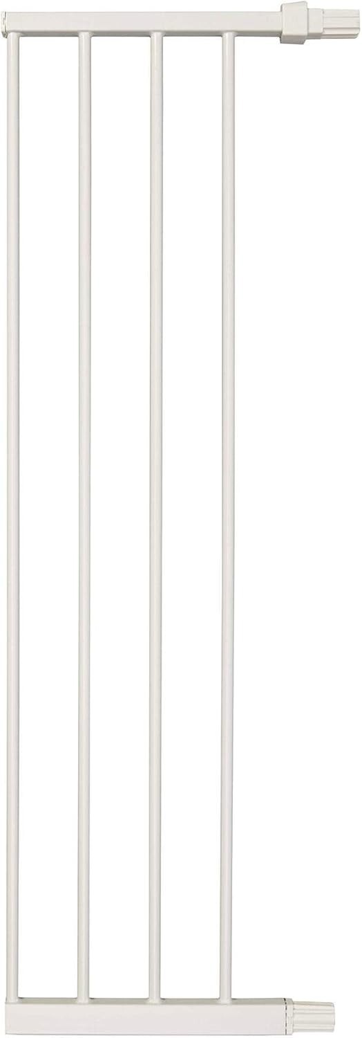 Elegant 39-Inch Walk-Through Pressure Mounted Steel Dog Gate with Extensions