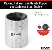 Load image into Gallery viewer, Durable 1/4" - 1-1/4" Copper &amp; Stainless Steel Tubing Reamer - Small Size