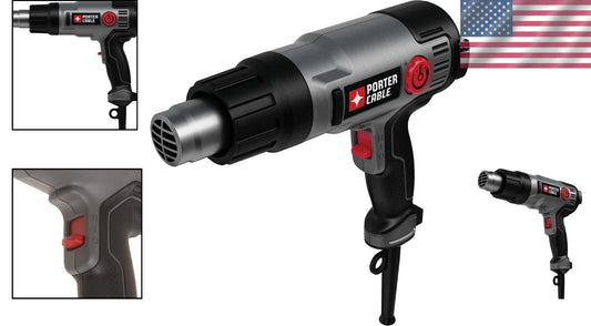 Versatile 1500 Watt Heat Gun with Integrated Stand - Ideal for Painting and More