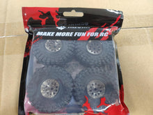 Load image into Gallery viewer, Precision-Machined 1.0 Beadlock Wheel Tire Set for Superior Crawler Stability