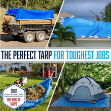 Load image into Gallery viewer, Versatile 20'x30' Waterproof Tarp - Ideal for Camping, Hiking, and Emergency Use