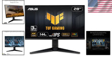 Load image into Gallery viewer, High-Performance 28-Inch UHD Gaming Monitor - 1ms Response &amp; Eye Care Tech
