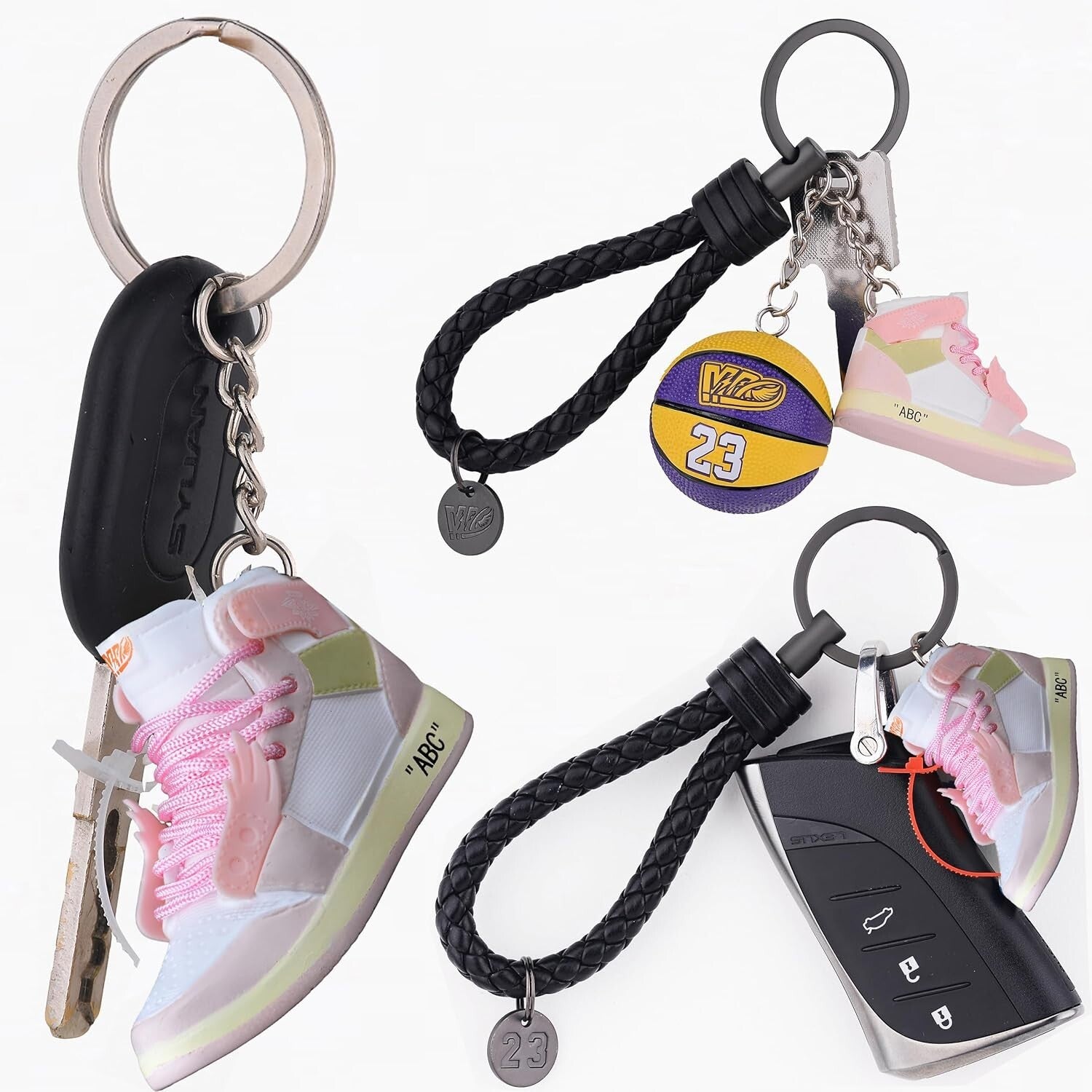 3D Mini Sneaker Keychain - Realistic Gift for Sneaker Lovers and Trendsetters