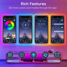 Load image into Gallery viewer, Waterproof Flexible 100Ft RGB Neon Lights - App &amp; Remote Controlled for Parties