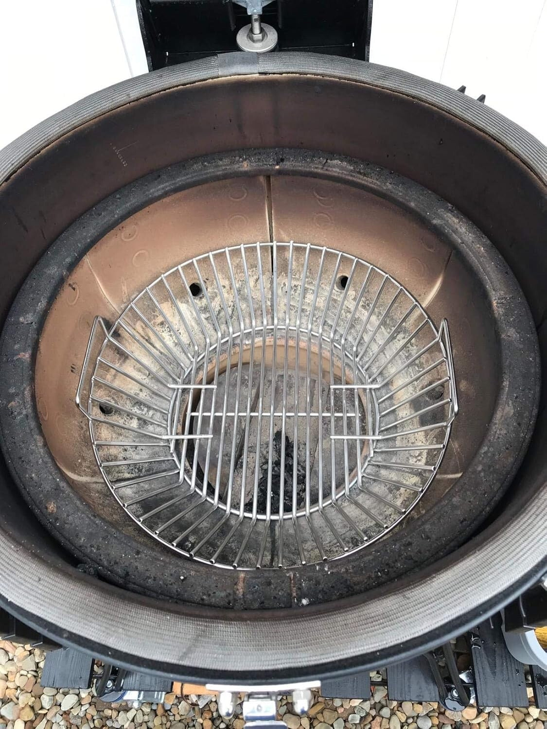 Premium Stainless Steel Charcoal Ash Basket for X-Large Big Green Egg Grills